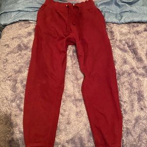 Maroon joggers